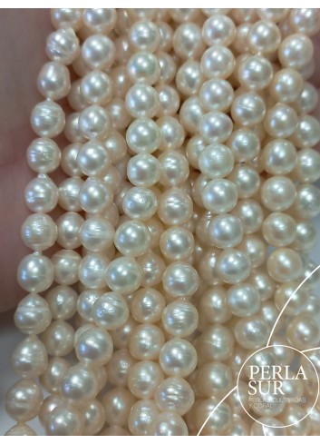 Hilo perla AKOYA 7-7'5mm barroco cinturilla