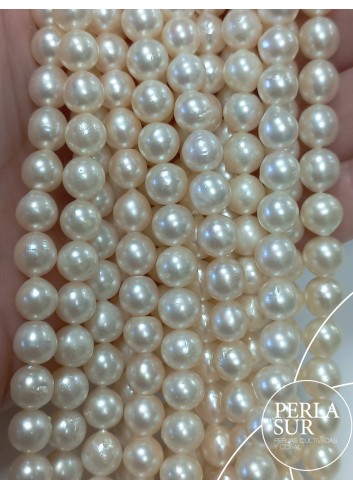 Hilo perla AKOYA 7-7'5mm semibarroco c