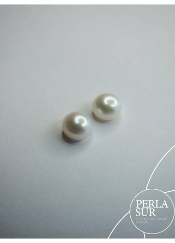 Pareja perla botón 1/2t 3mm blanca (2'5-3mm)