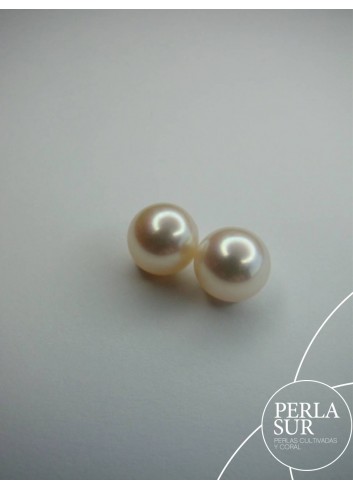 Pareja perla esférica 1/2t 8'5-9mm B crema