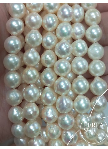 Hilo perla AKOYA 8'5-9mm Barroca