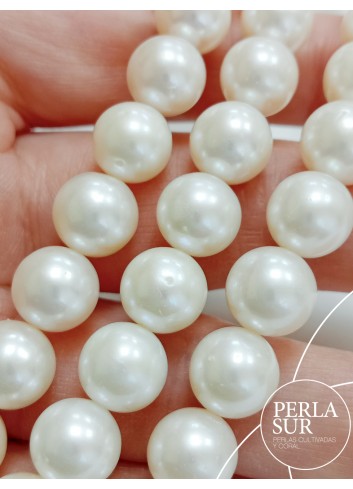 Hilo perla redonda 9-10mm