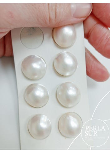 Perla mabe oval 16x17mm