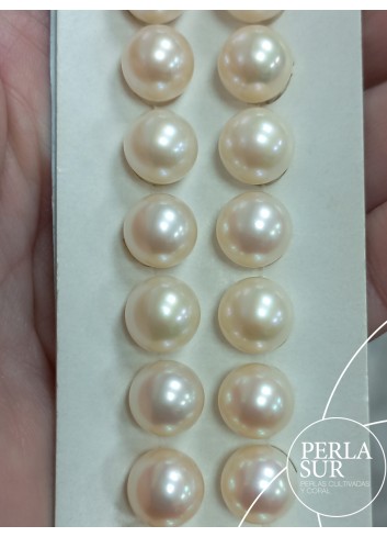 Pair 10-10´5mm Half drilled AA