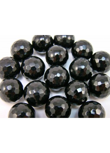 Bola 6mm facetada pasada ónix