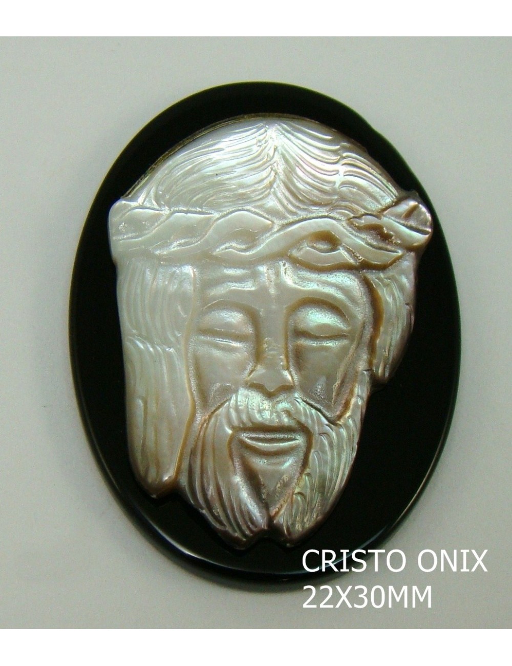 Cristo Tahití-Onix 22x30mm