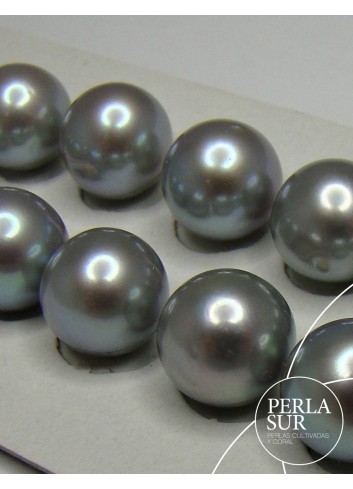Perla esférica gris 10-10.5mm