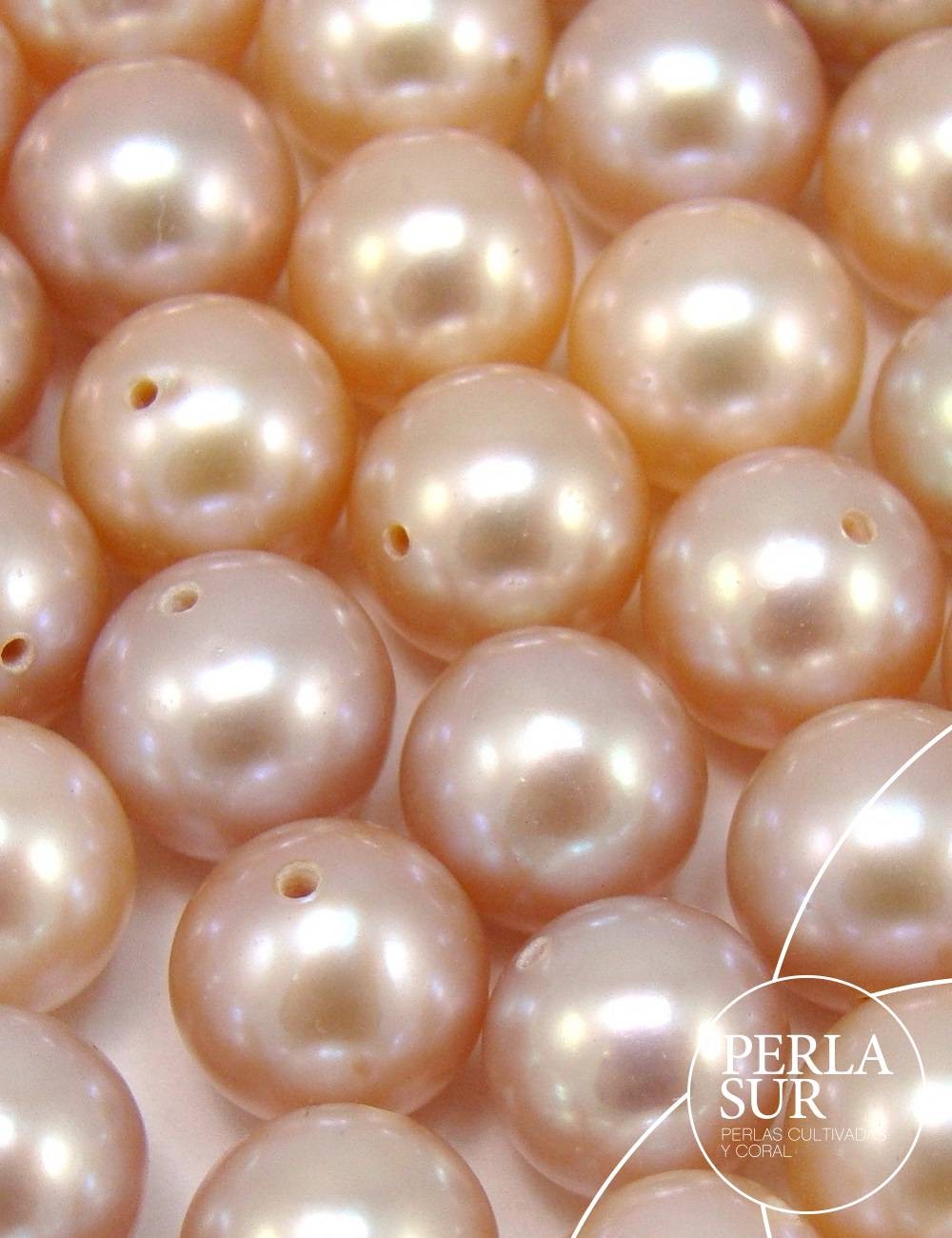 Perla esférica 7-7.5mm color natural