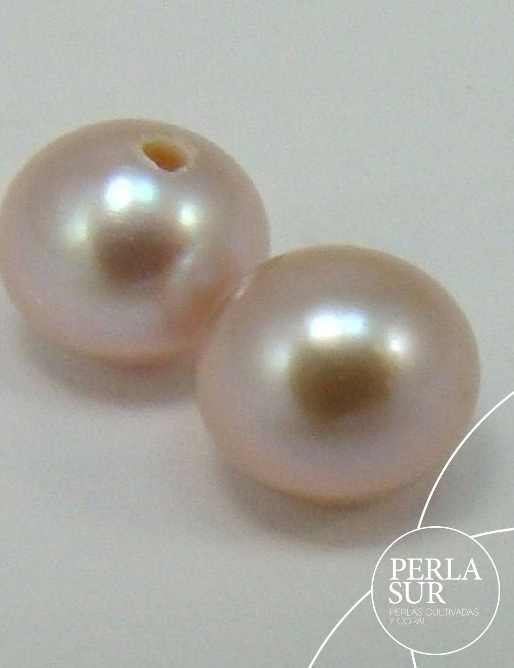 Perla esférica 6-6.5mm color natural