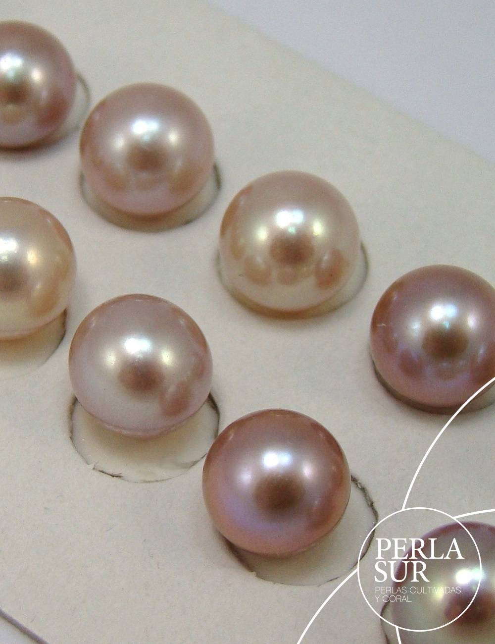 Perla esférica 8-8.5mm color natural