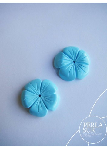 Pareja Flor 5 pétalos 15mm T.Rec.