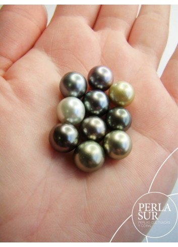 Perla 9-9'5mm Redonda Tahití