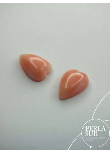 Par 9x13mm Cab. Pétalo-Corazón