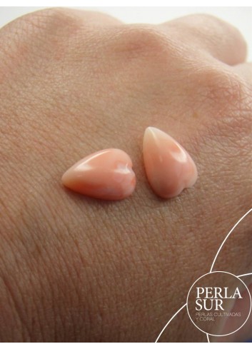 Par 9x13mm Cab. Pétalo-Corazón