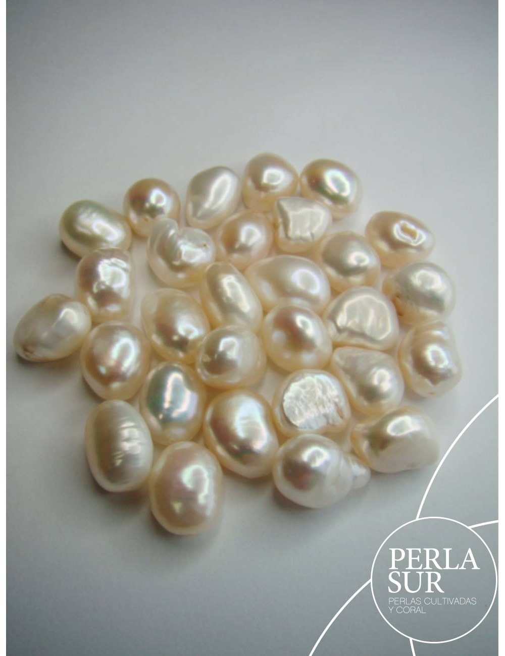 Semi perlas aproximadamente 10mm blanco 50 unidades Lose semi perlas
