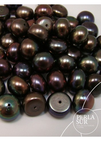 Perla botón 10-10.5mm color