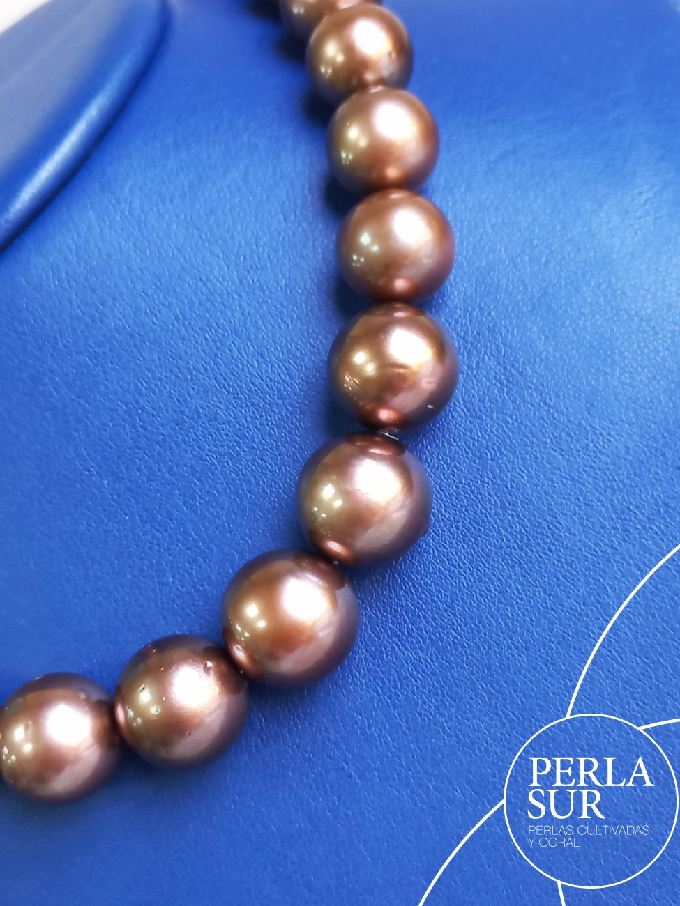 Collar Chocolate 12X15mm Redondo