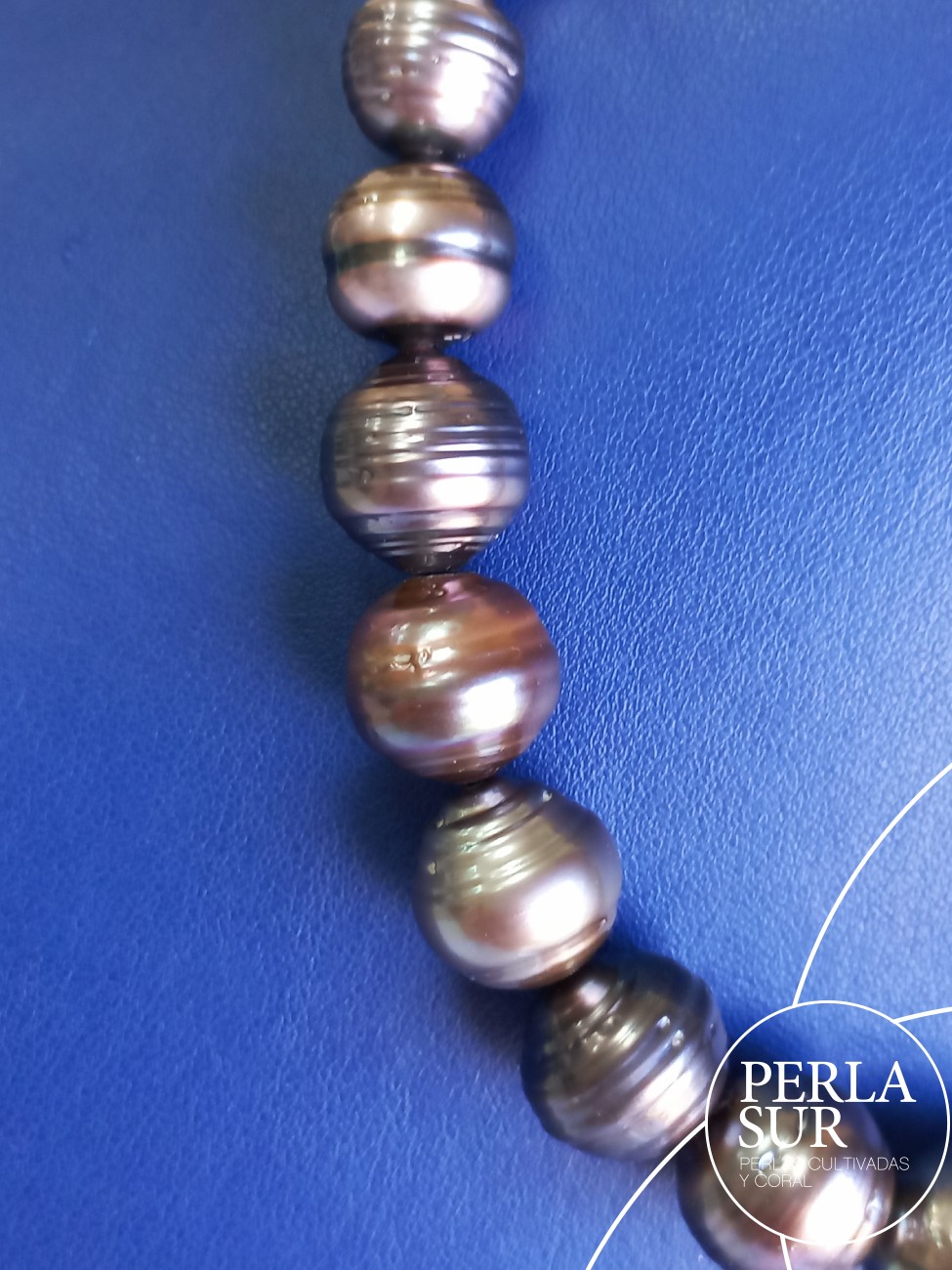 Collar Tahití 10'6x14'8mm Barroca Círculos