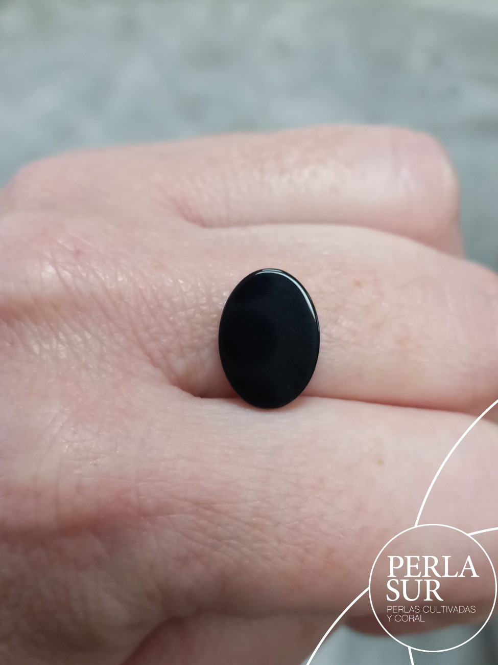 Sara 10x14mm Camafeo Nácar Tahití + Ónix