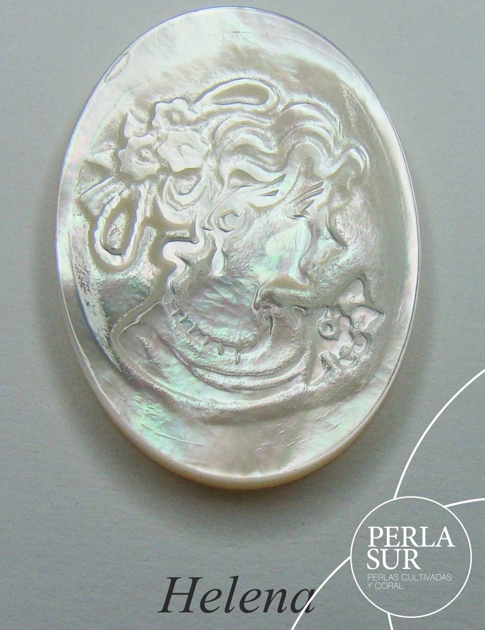 Helena 18x25mm Camafeo Nácar Australiana