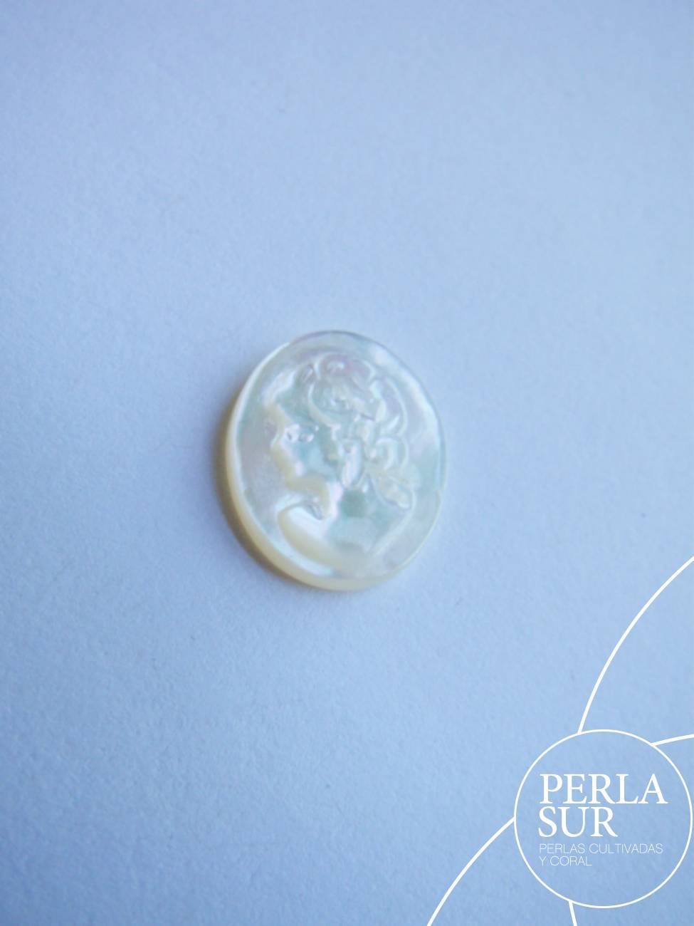 Sara 10x12mm Camafeo Nácar Australiana