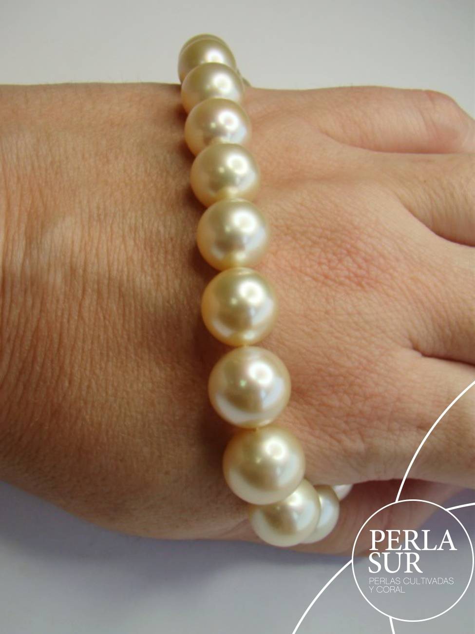 Collar Golden 9x12mm Redondo