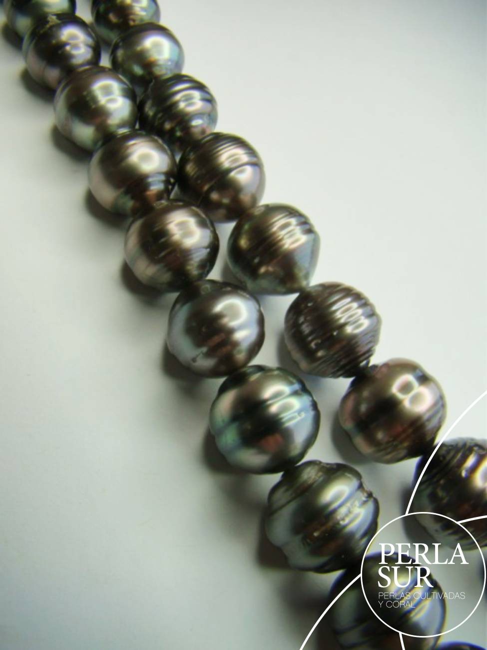 Collar Tahití 10'6x14'8mm Barroca Círculos