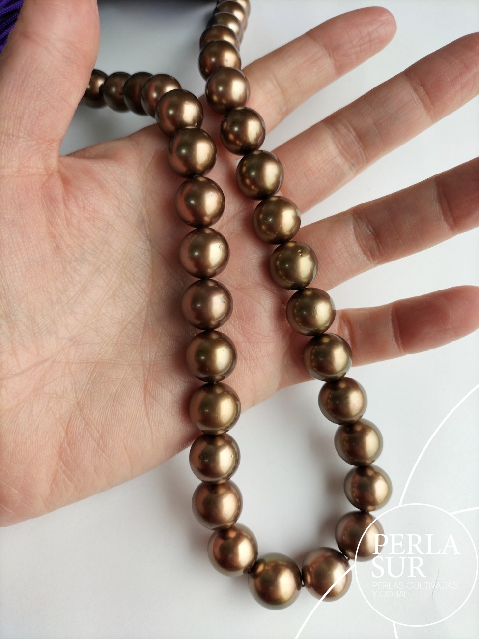 Collar Chocolate 11x13mm Redondo