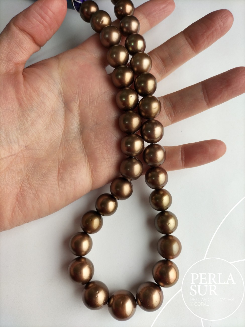Collar Chocolate 12X15mm Redondo