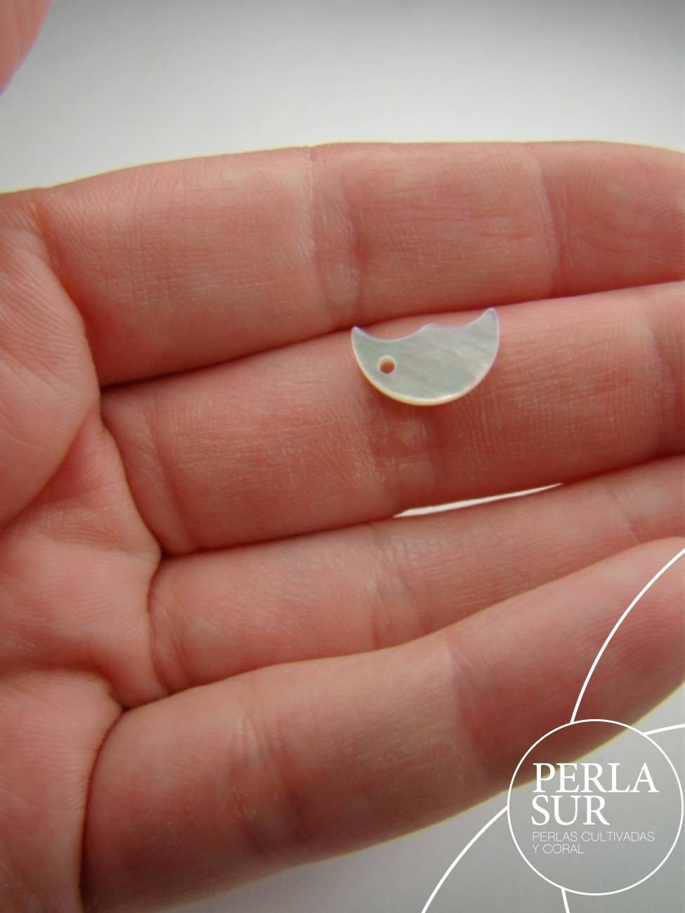 Luna 12x7mm Nácar Madreperla Australiana