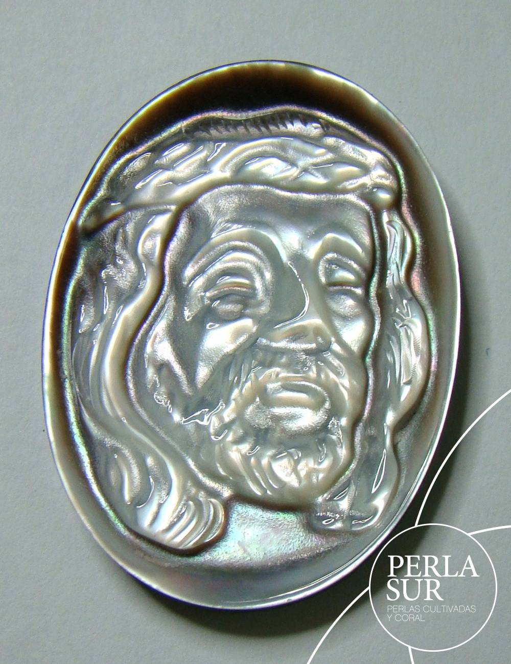Cristo Tahití 22´5 x 30´5mm Nácar