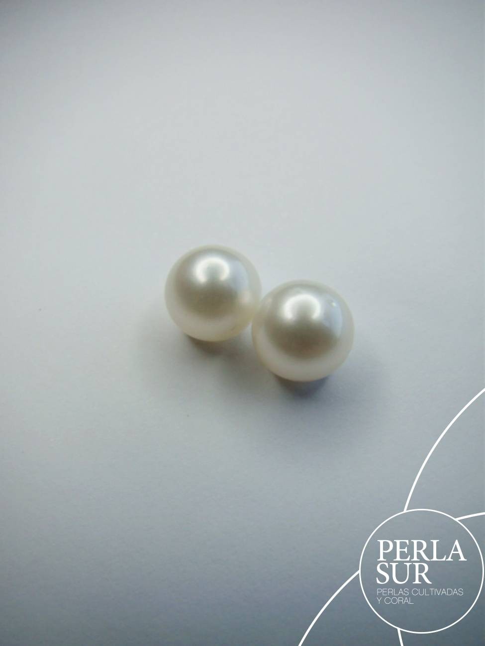 Pareja Perla Australiana Redonda 10-10'5mm B