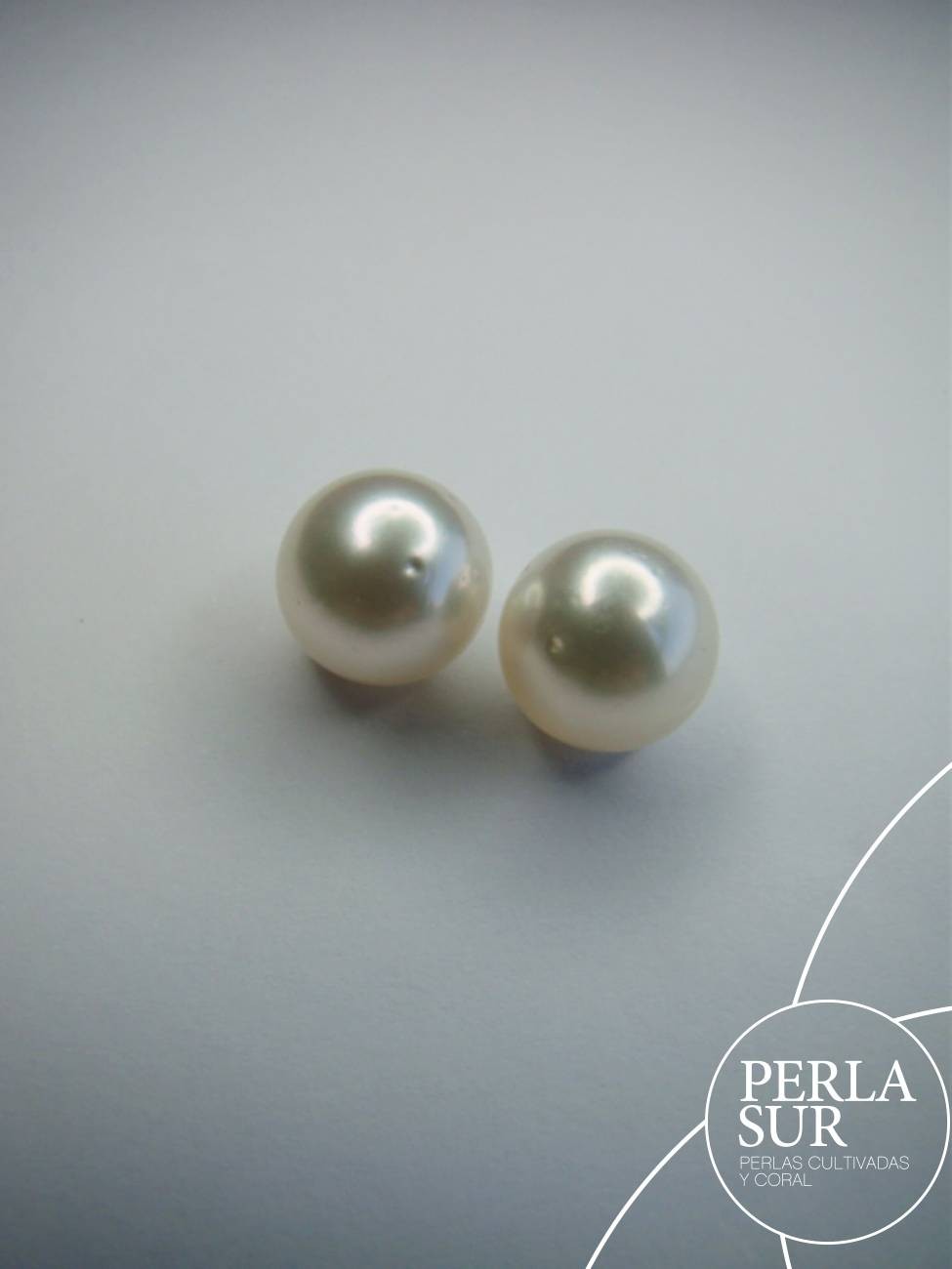 Pareja Perla Australiana Redonda 10'5-11mm C