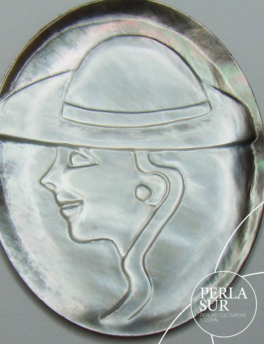 Sofía 45x55mm Camafeo Nácar New Faces Tahití