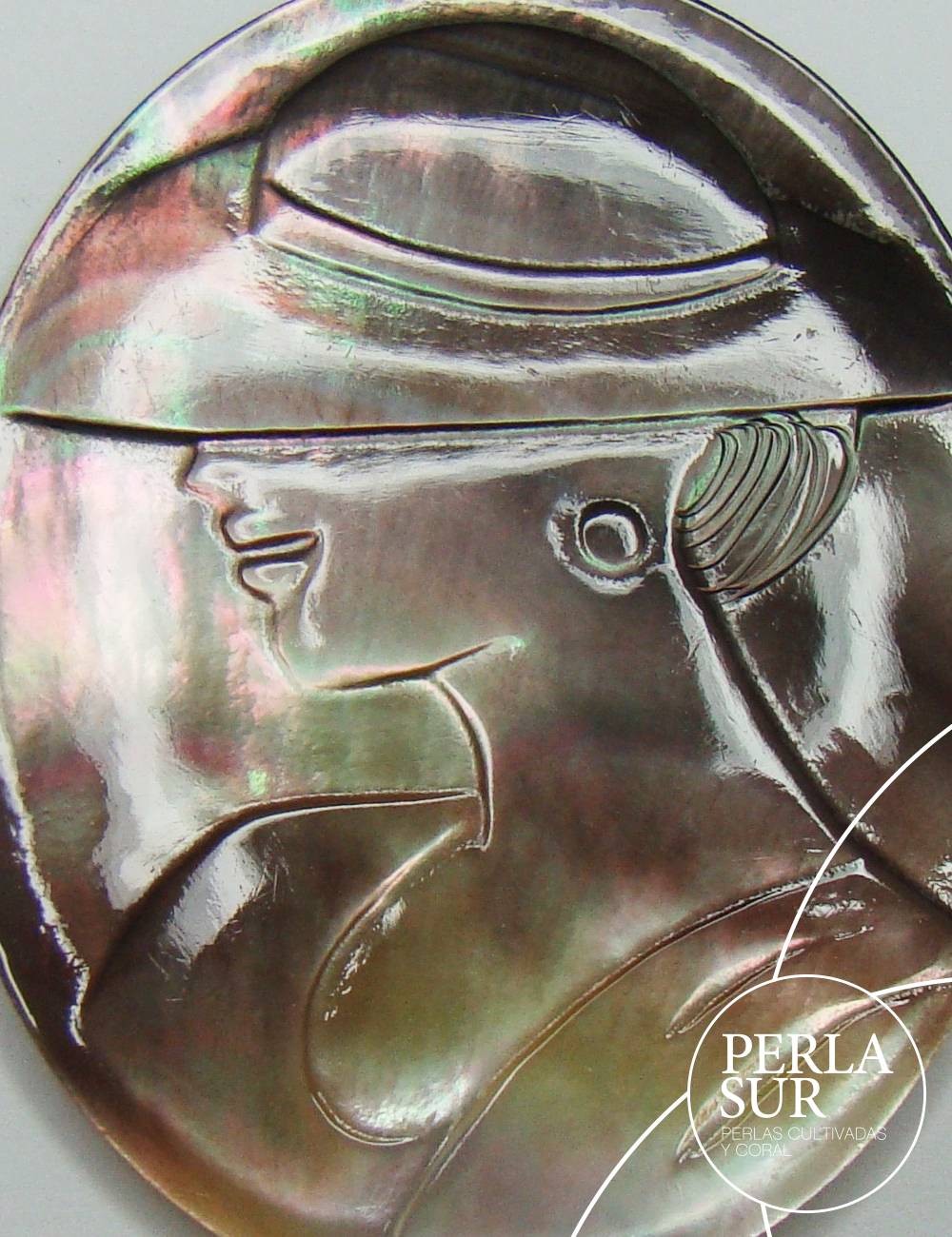 Olivia 45x55mm Camafeo Nácar New Faces Tahití