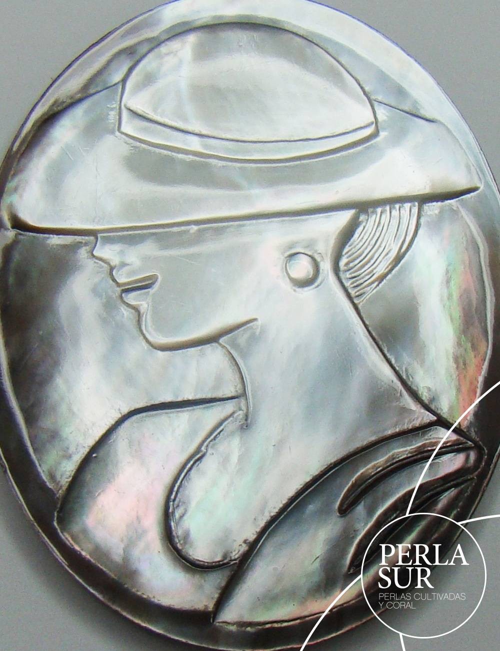 Olivia 45x55mm Camafeo Nácar New Faces Tahití