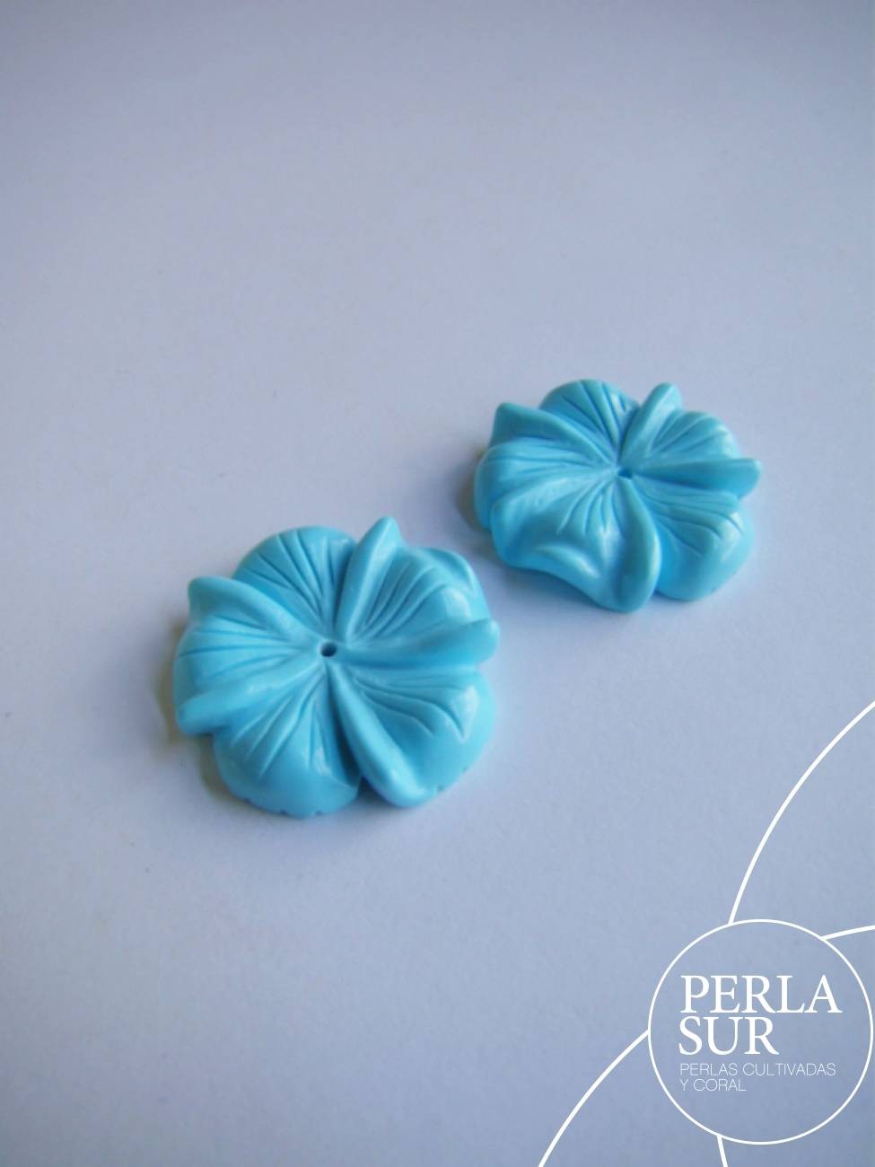 Pareja Flor 5 pétalos 23mm T.Rec.