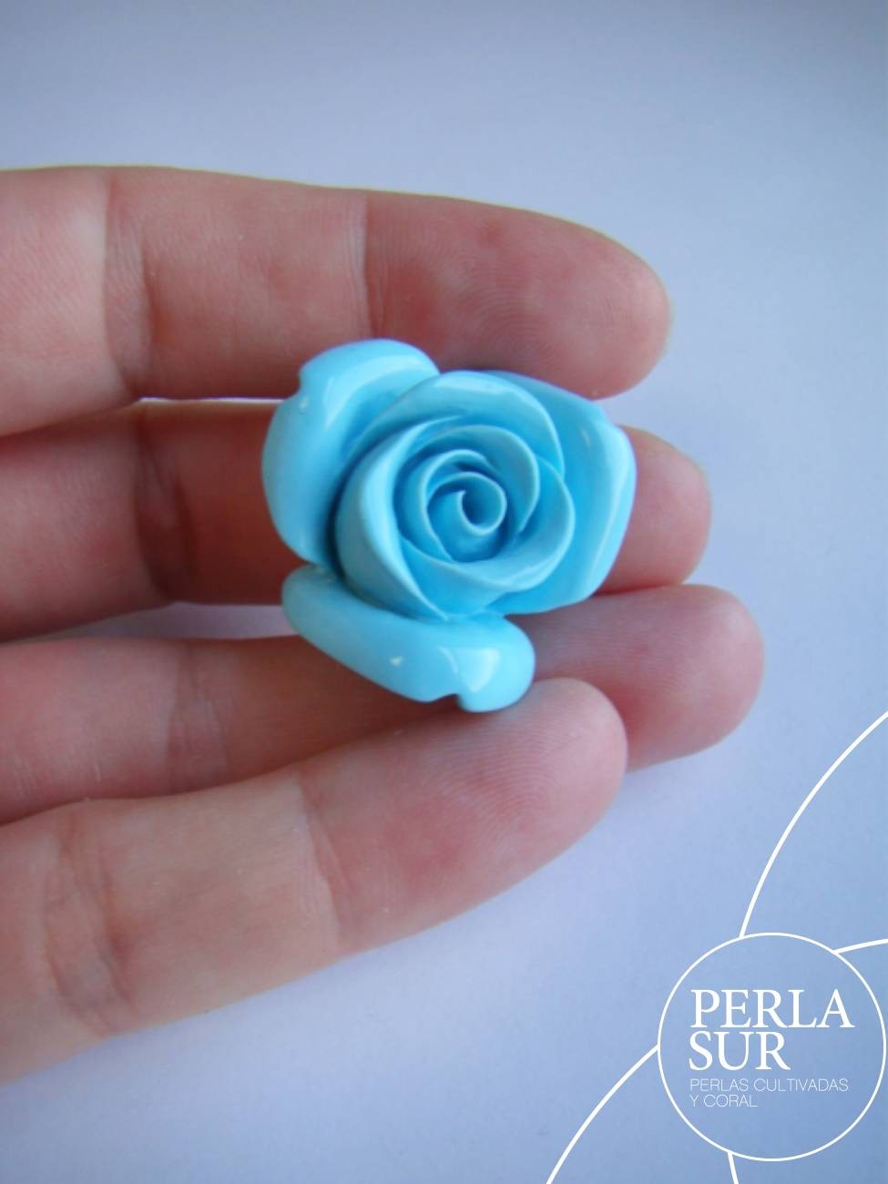 Rosa 27mm Turquesa Rec.