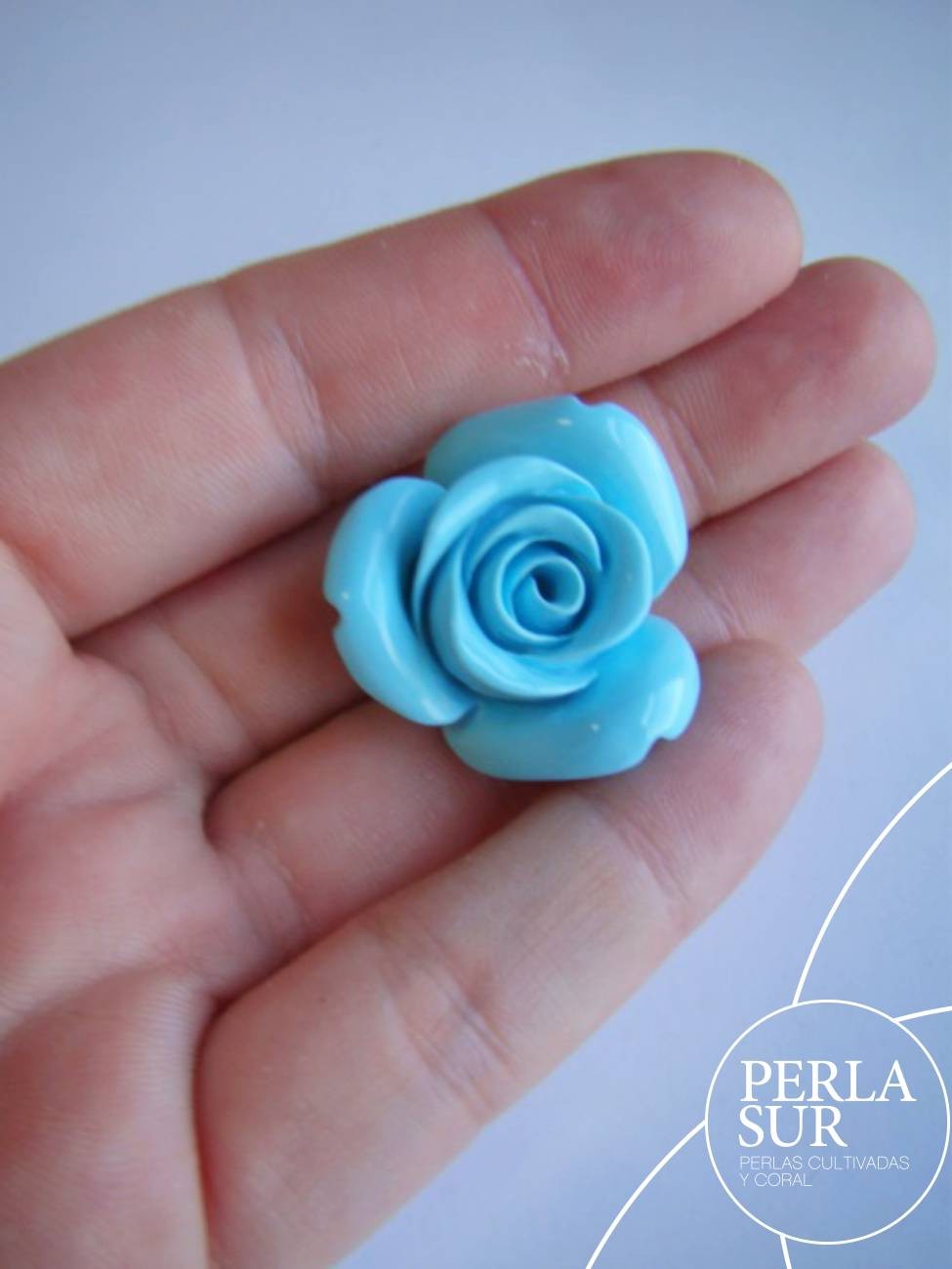 Rosa 29mm Turquesa Rec.