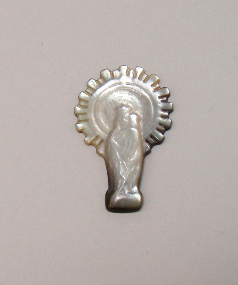 Vírgen del Pilar Tahití 24x16mm