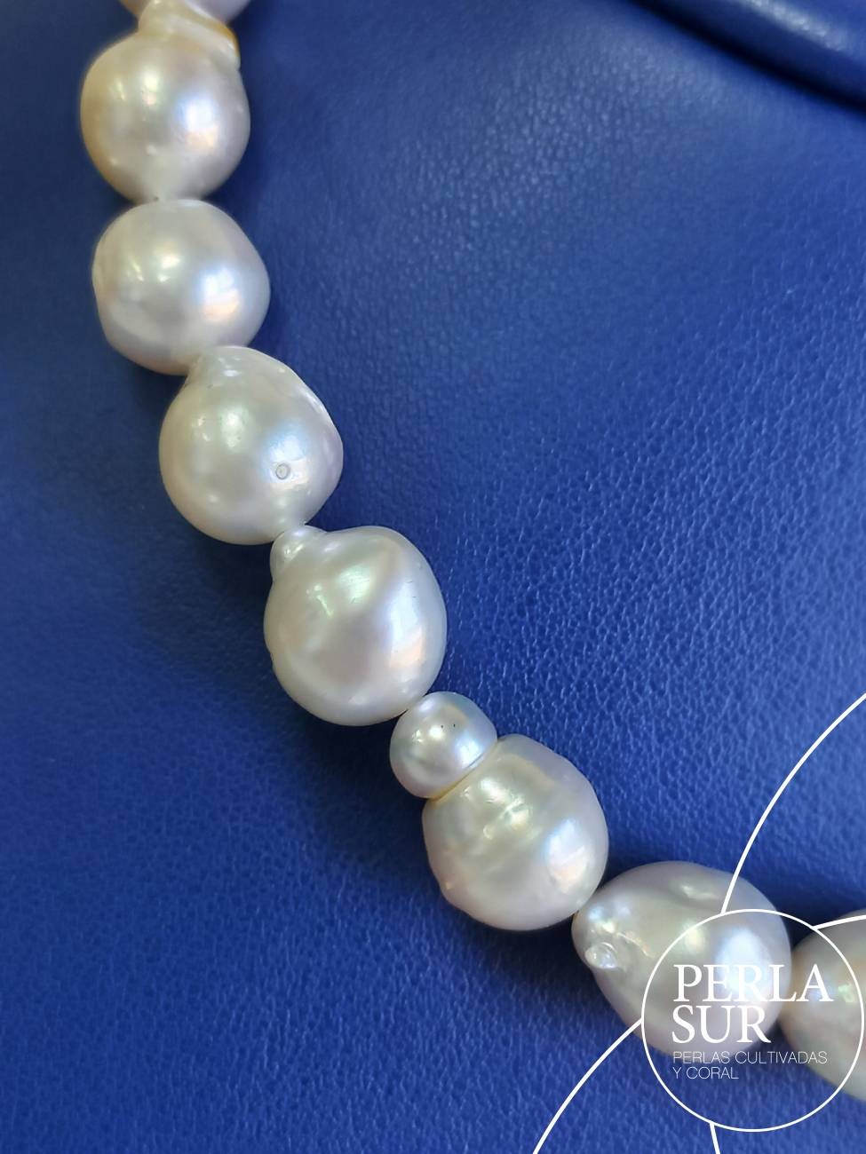 Collar perla australiana B 9 a 12mm 37p 42cm