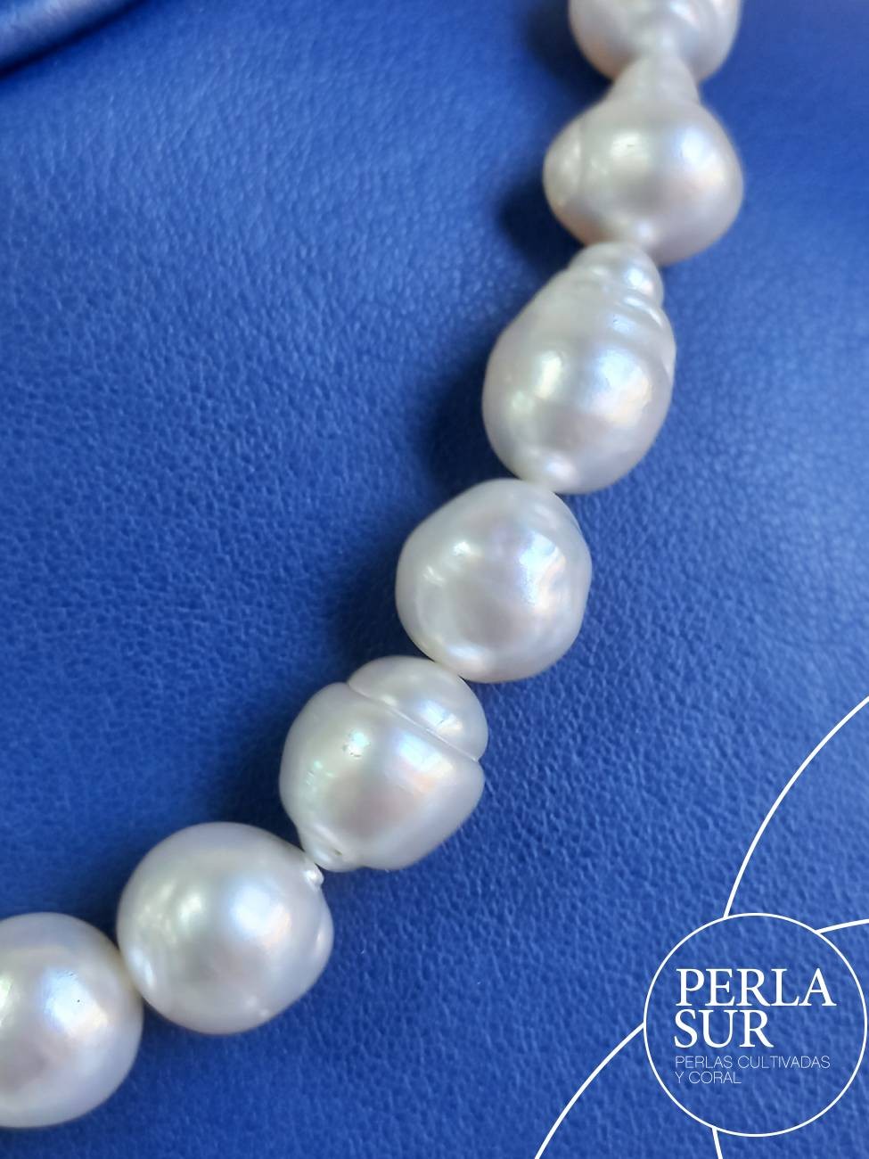 Collar perla australiana B 9 a 12mm 37p 42cm