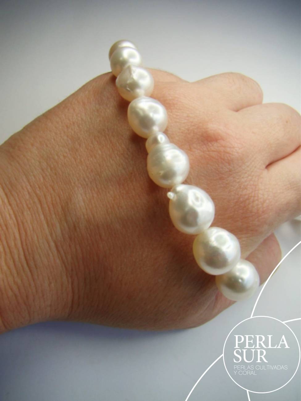 Collar perla australiana B 9 a 12mm 37p 42cm