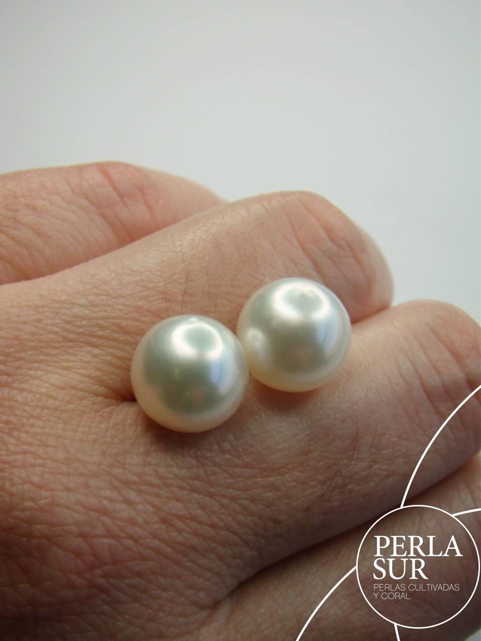 Pareja Perla Australiana Redonda 10'5-11mm B1