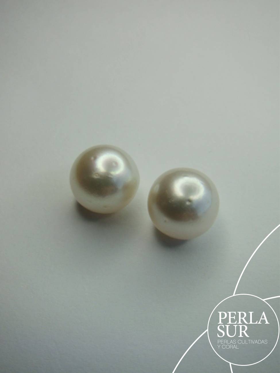 Pareja Perla Australiana Redonda 11-11'5mm C