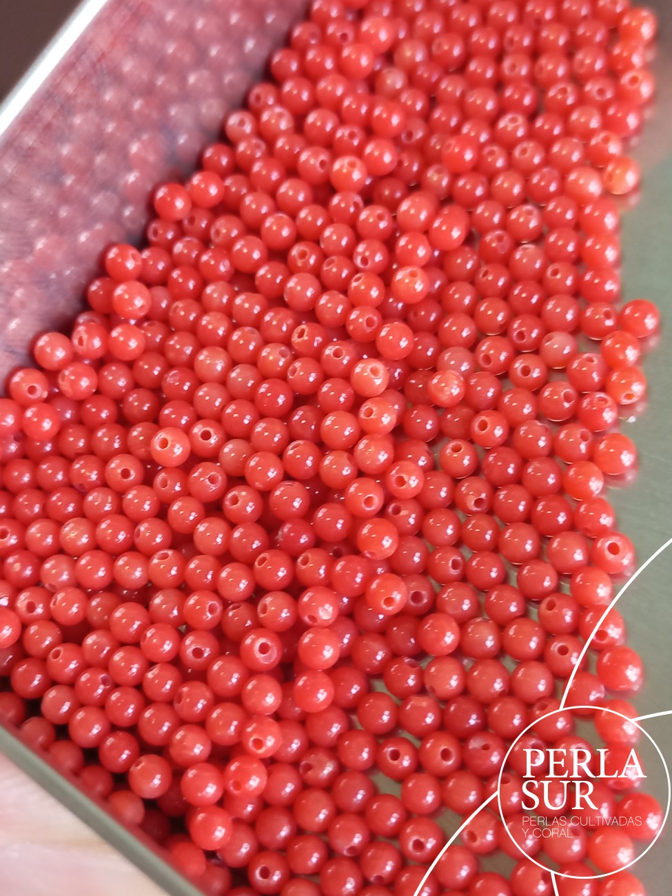 Bola 1/2t 2'5-3mm coral mediterráneo