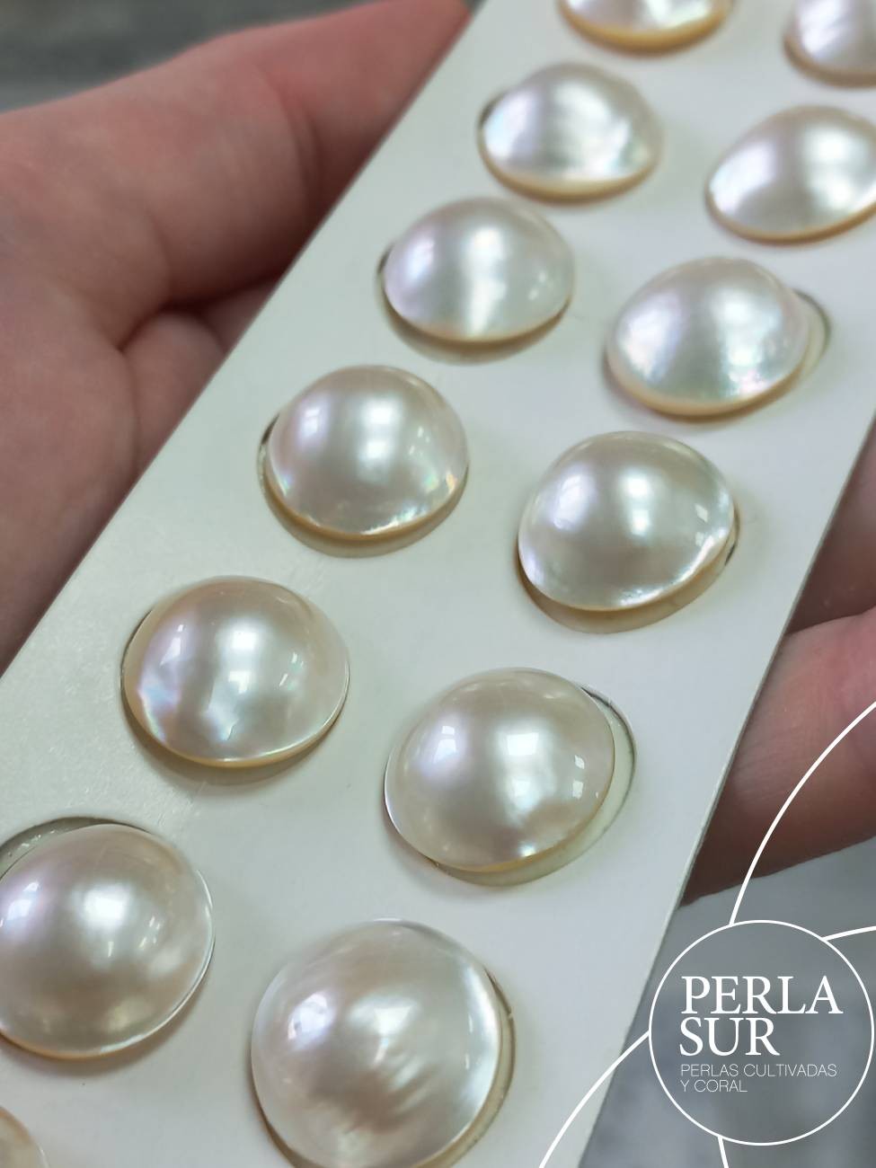 Perla mabe 15'5-16mm "alas" Barrocas