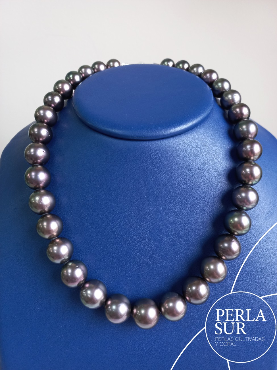 Collar Tahití R 11'1x14'8mm Berenjena