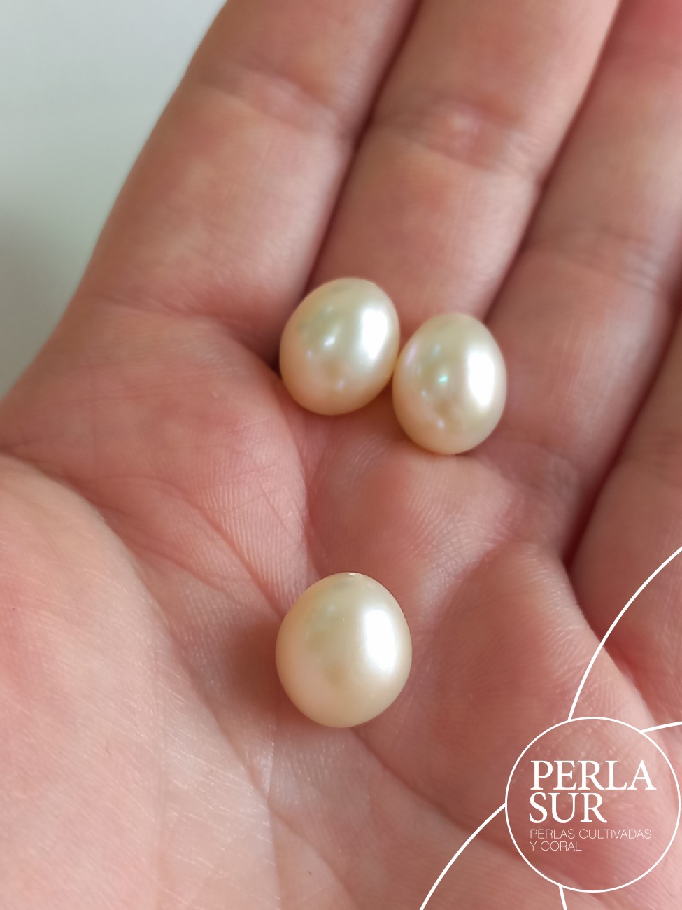 Trio Oval Crema 10-10'5mm 1/2 T. Perla C. Natural