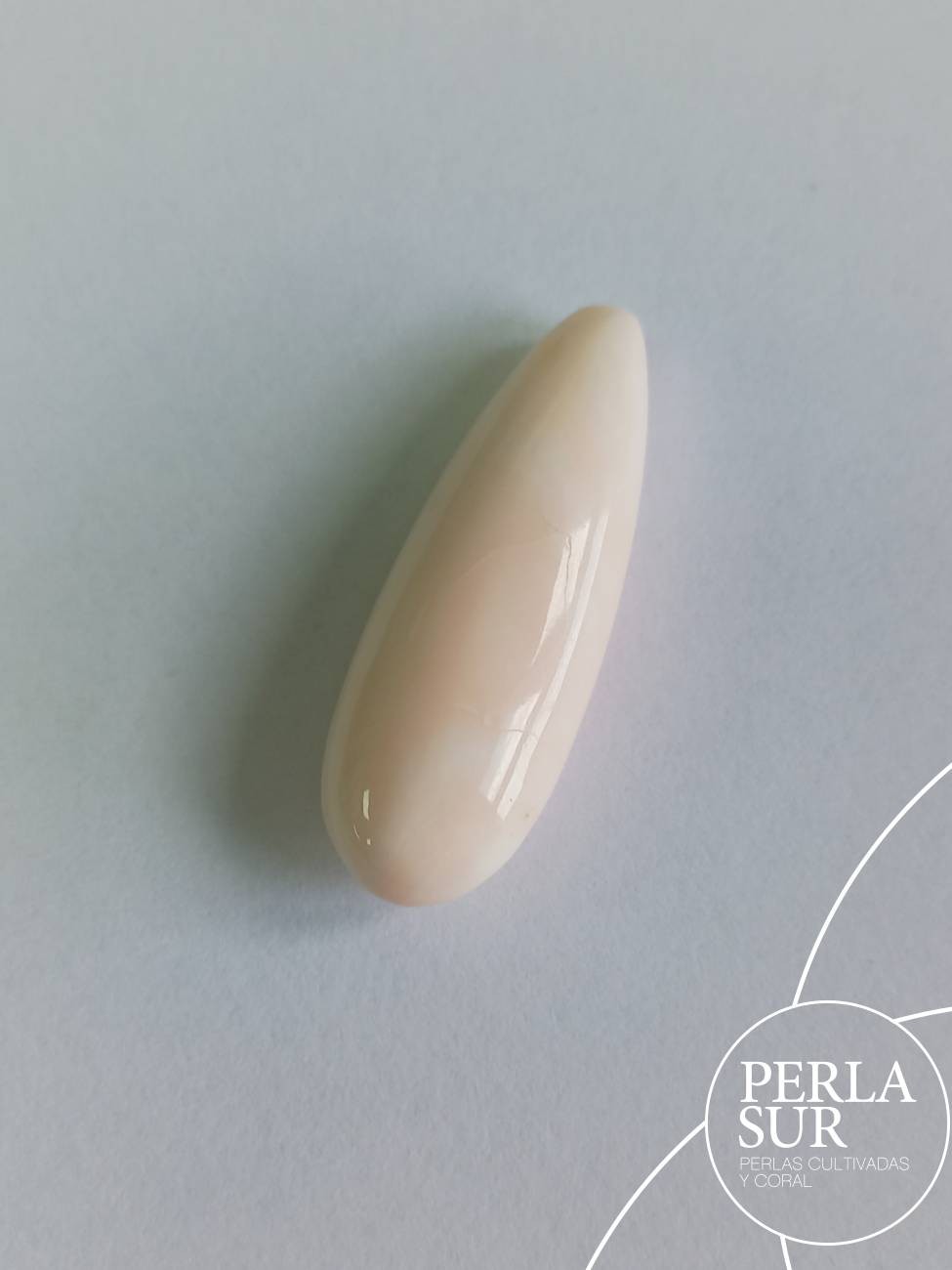 Perilla 33x11'5mm coral rosa